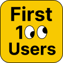 First 100 users icon