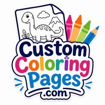 CustomColoringPages.com logo